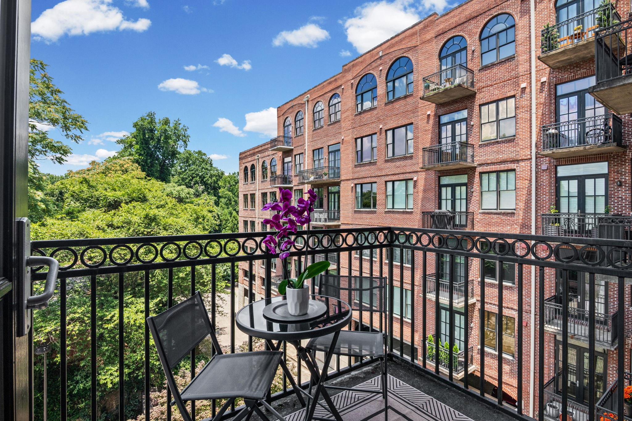 Private balcony
